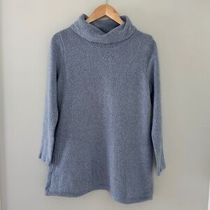 J.Jill Blue Knit Cowl Neck‎ Sweater